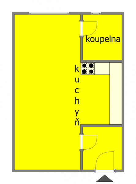 DOBROVOLNÁ AUKCE - prodej byt 1KK, Ruská, Praha 10